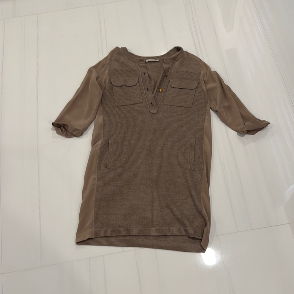 Gerard Darel Brown Tunic Dress
